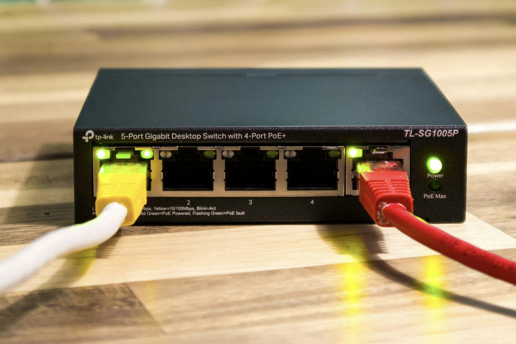 Network equipment and connected cables